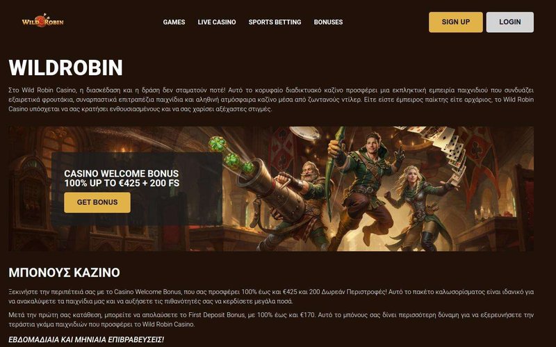 Experience the Thrill of Wildrobin Casino with Exciting Bonuses and Spins
